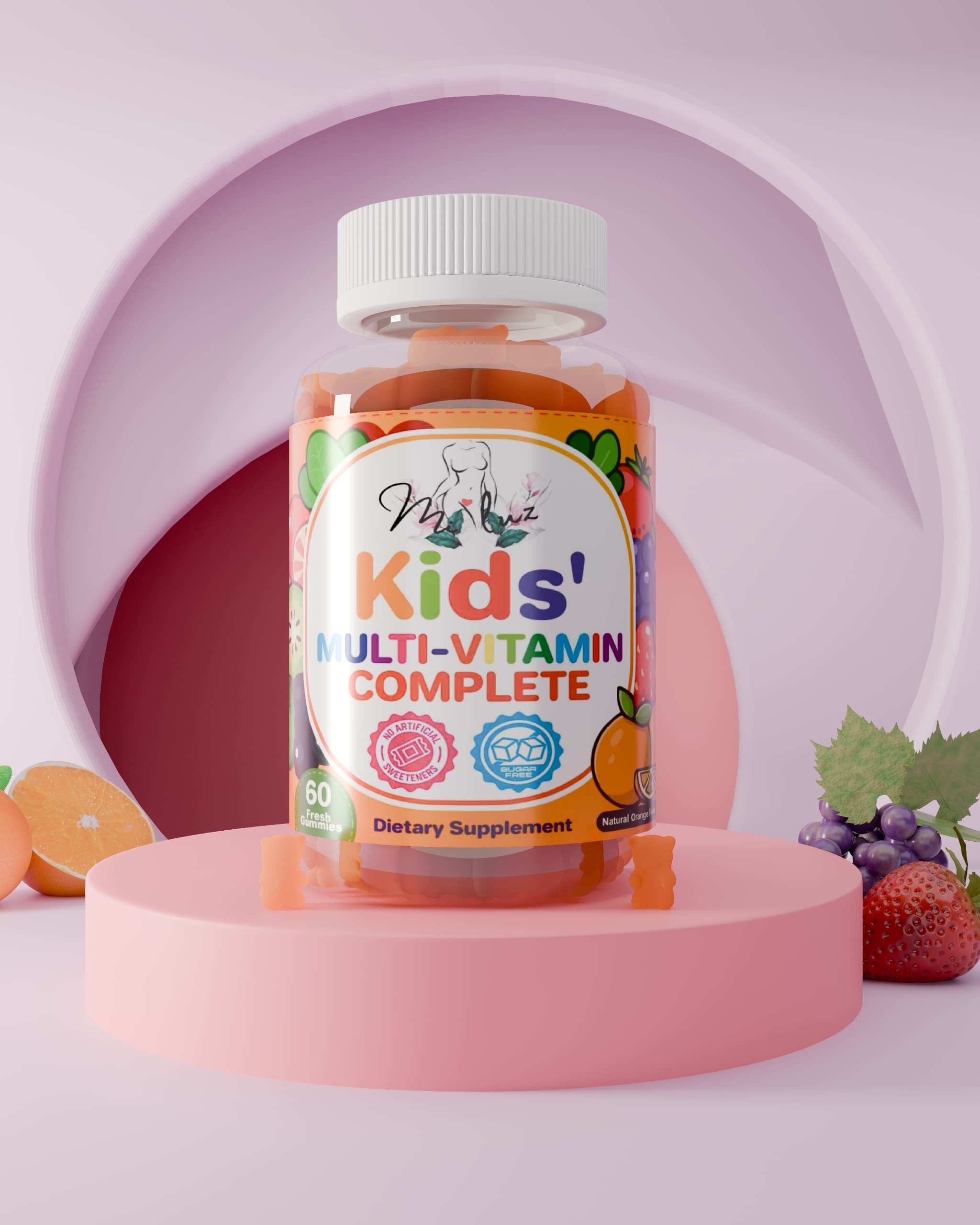 Gummis de vitaminas para niños