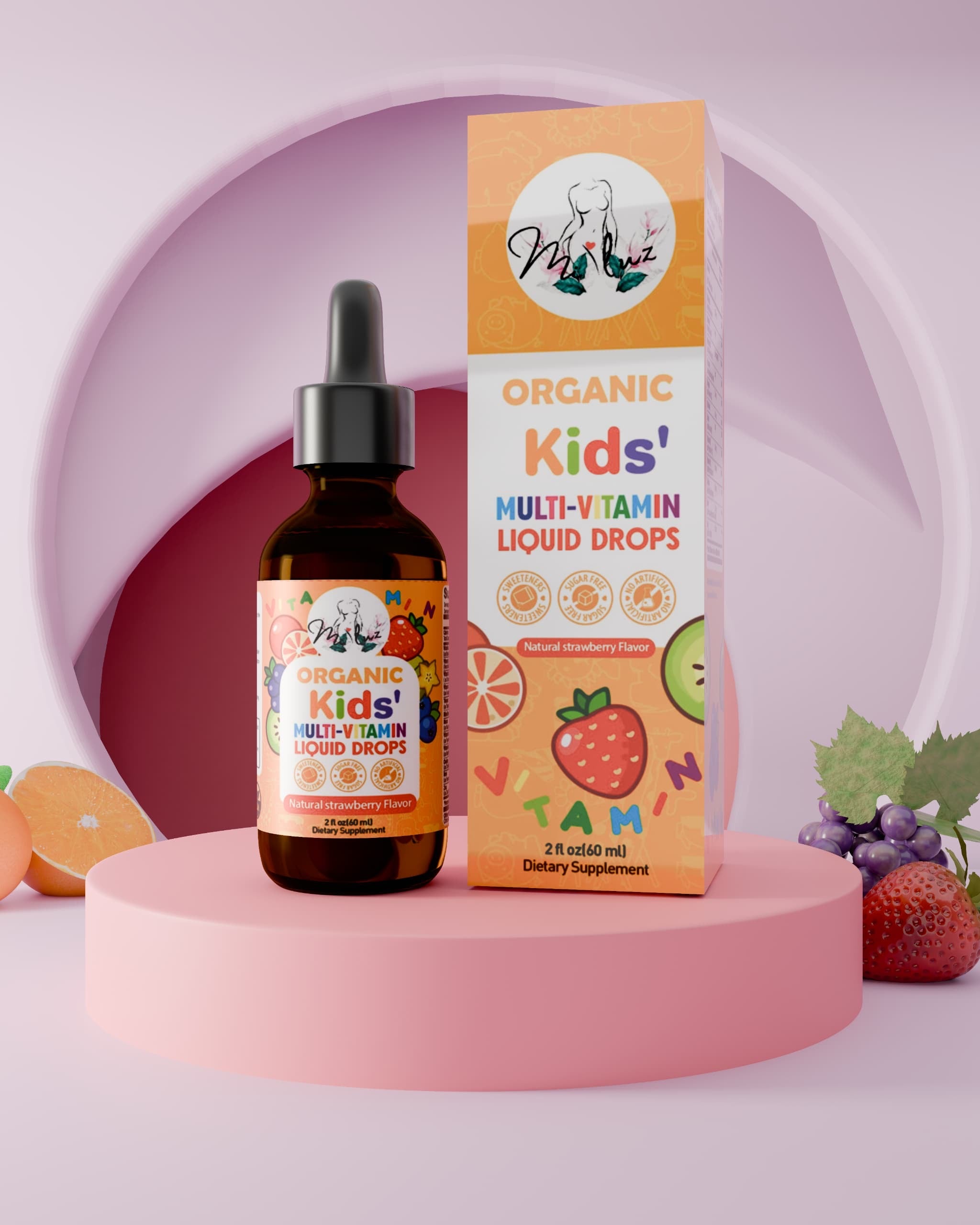 Vitamina líquida de niños