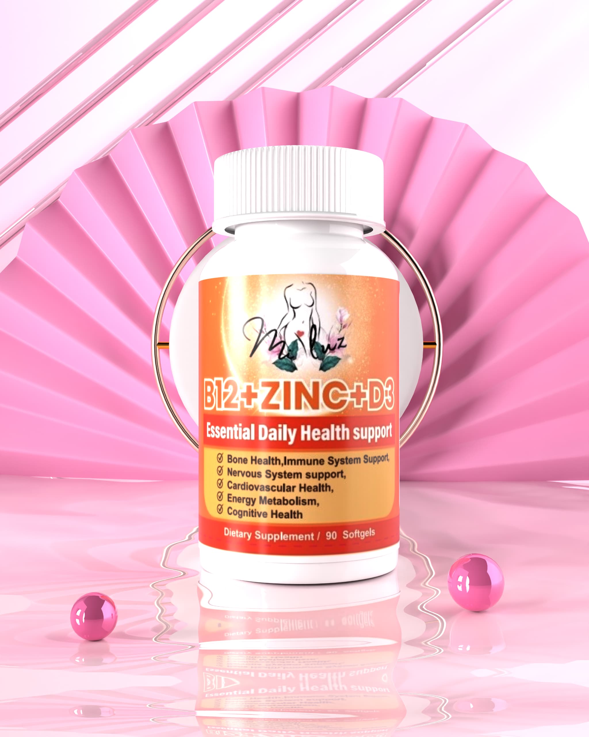 Vitaminas B12+Zinc+D3