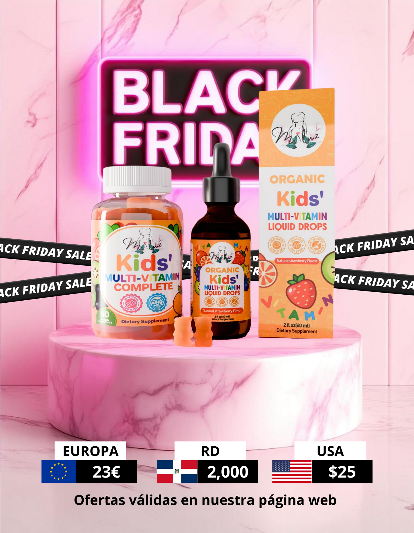 BLACK FRIDAY - Combo Multivitaminico niños