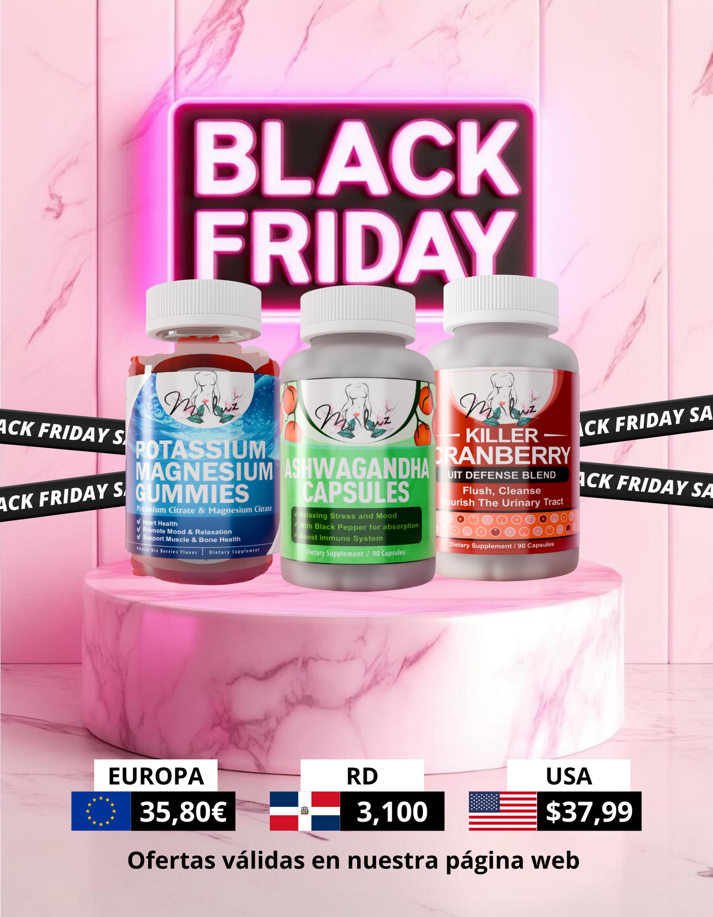 BLACK FRIDAY - Combo suplementos