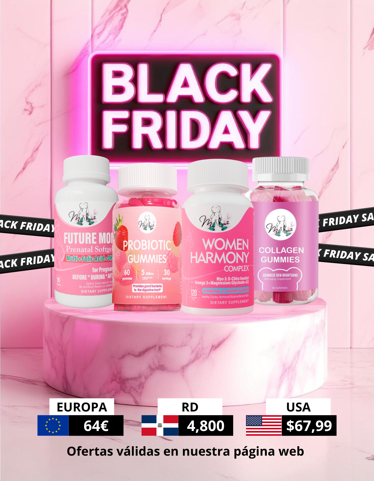 BLACK FRIDAY - Combo suplemento mujer