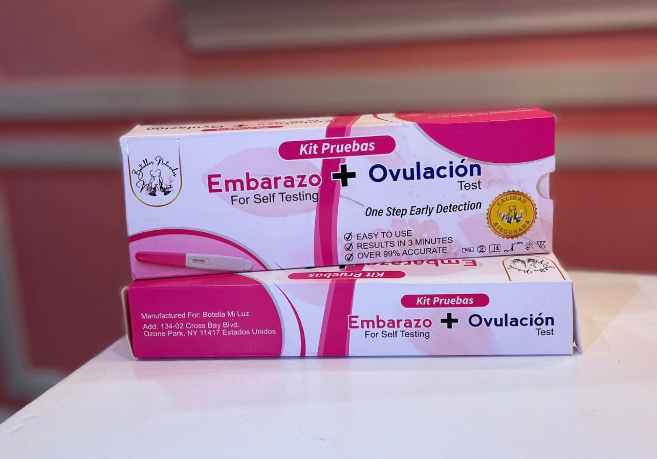 Kit prueba de embrazo y ovulación